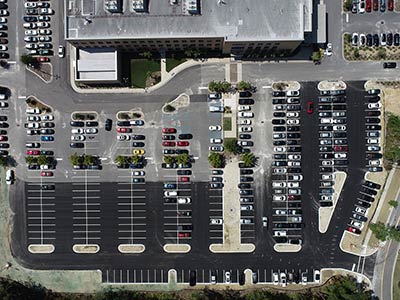 parking lot Aerial View thumbnail